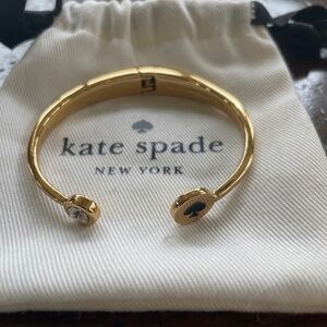 Kate Spade Gold Bracelet with Crystal Accents